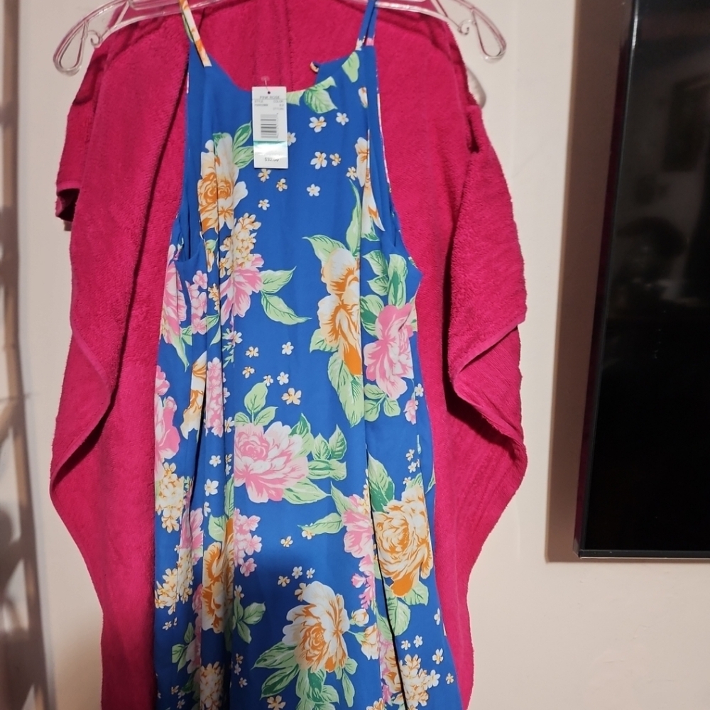 Floral Blue Dress